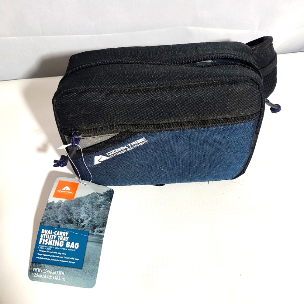 NWT OZARK TRAIL Dual-Carry Utility Tray Fishing Bag